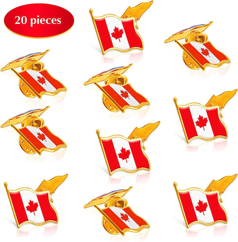 Canada Flag Souvenirs Pin, Canadian National Flag Lapel Pin, Patriotic Maple Leaf Badge Canada flag Pin